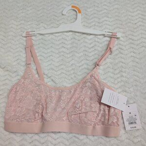 NWT- Pink Auden lace bralette